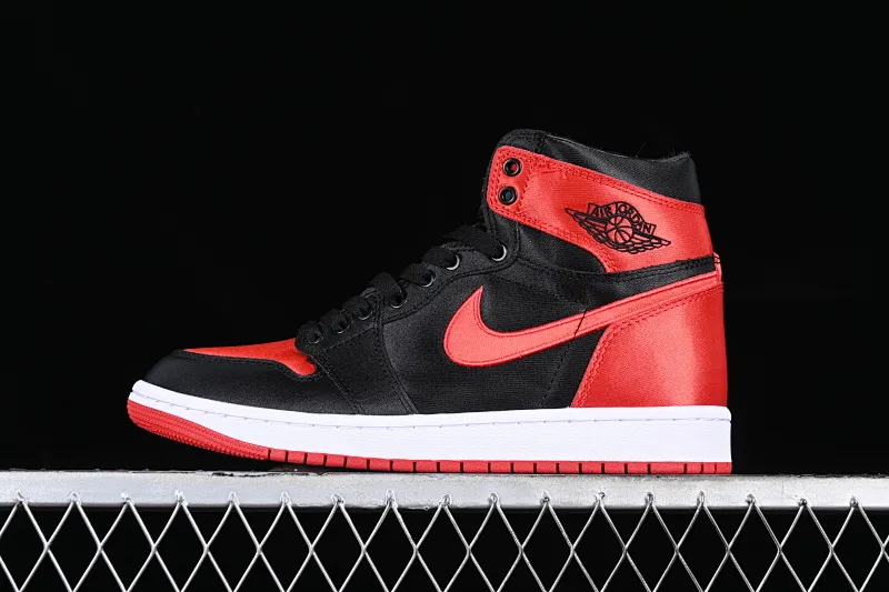 All Categories Air Jordan Jordan Series Basketball Shoes Air Jordan 1 High Air Jordan 1 High OG "Satin Bred" AJ1 Joe 1 Silk Forbidden Wear FD4810-061